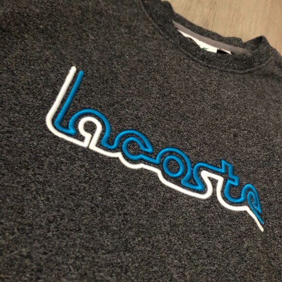 Lacoste graphic pullover crewneck sweatshirt - Picture 3 of 4
